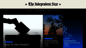 What Theindependentstar.com website looked like in 2022 (2 years ago)
