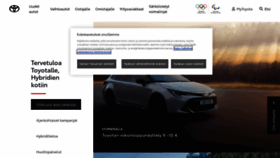 What Toyota.fi website looked like in 2022 (2 years ago)