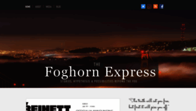 What Thefoghornexpress.com website looked like in 2022 (2 years ago)