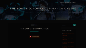 What Thelonenecromancer.com website looked like in 2022 (2 years ago)