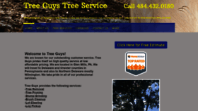 What Treeguystreeservices.com website looked like in 2022 (2 years ago)