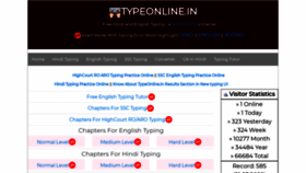 What Typeonline.in website looked like in 2022 (2 years ago)