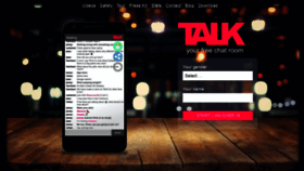 What Talk.chat website looked like in 2022 (3 years ago)