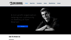 What Tombearson.org website looked like in 2022 (2 years ago)