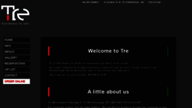 What Treristorante.ca website looked like in 2022 (2 years ago)
