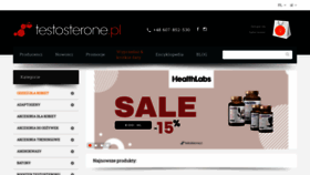 What Testosterone.pl website looked like in 2022 (4 years ago)