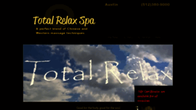What Totalrelaxspa.com website looked like in 2022 (2 years ago)