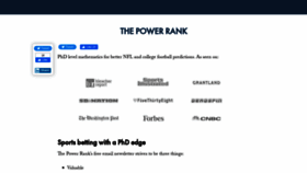 What Thepowerrank.com website looked like in 2022 (2 years ago)