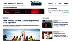What Techafricanews.com website looked like in 2022 (2 years ago)