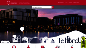What Telford.gov.uk website looked like in 2022 (3 years ago)