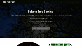 What Treeservicesfolsom.com website looked like in 2022 (2 years ago)