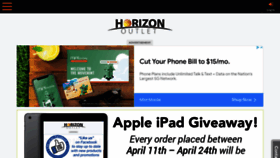 What Thehorizonoutlet.com website looked like in 2022 (2 years ago)
