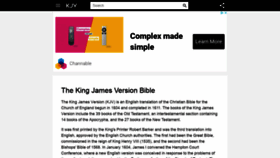 What Thekingjamesversionbible.com website looked like in 2022 (2 years ago)