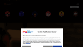 What Tcs.com website looked like in 2022 (2 years ago)
