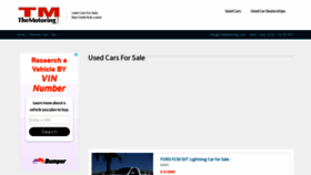 What Themotoring.com website looked like in 2022 (2 years ago)