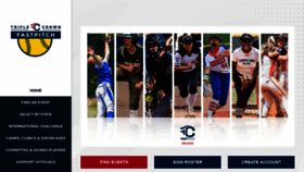 What Triplecrownfastpitch.com website looked like in 2022 (2 years ago)