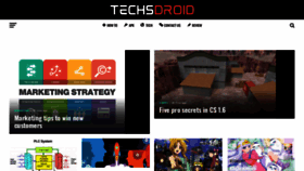 What Techsdroid.com website looked like in 2022 (2 years ago)
