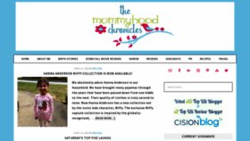 What The-mommyhood-chronicles.com website looked like in 2022 (2 years ago)