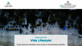 What Thevidalifestyle.com website looked like in 2022 (2 years ago)