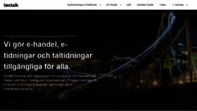 What Textalk.se website looked like in 2022 (2 years ago)