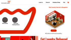 What Thelaundrybasket.in website looked like in 2022 (2 years ago)