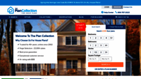 What Theplancollection.com website looked like in 2022 (2 years ago)