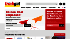 What Trinkgut.de website looked like in 2022 (2 years ago)