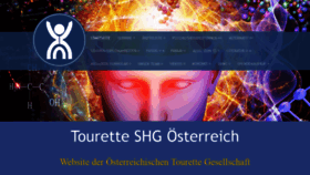 What Tourette.at website looked like in 2022 (1 year ago)