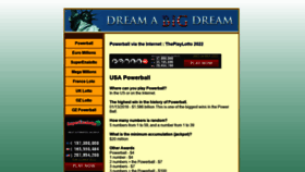 What Theplaylotto.info website looked like in 2022 (2 years ago)