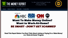 What The-money-report.com website looked like in 2011 (12 years ago)