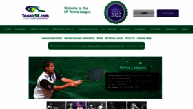 What Tennissf.com website looked like in 2022 (2 years ago)