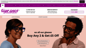 What Tigerspecs.co.uk website looked like in 2022 (2 years ago)
