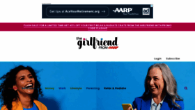 What Thegirlfriend.com website looked like in 2022 (2 years ago)