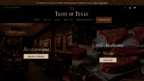 What Tasteoftexas.com website looked like in 2022 (2 years ago)
