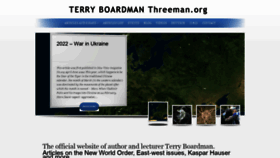 What Threeman.org website looked like in 2022 (2 years ago)