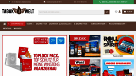 What Tabak-welt.de website looked like in 2022 (2 years ago)