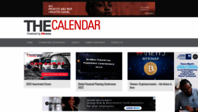What Thecalendar.org.za website looked like in 2022 (2 years ago)