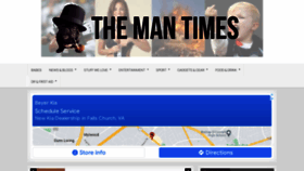 What Themantimes.com website looked like in 2022 (1 year ago)