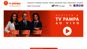 What Tvpampa.com.br website looked like in 2022 (1 year ago)