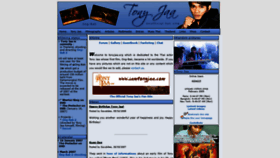 What Tonyjaa.org website looked like in 2022 (1 year ago)