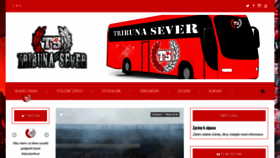 What Tribunasever.cz website looked like in 2022 (1 year ago)
