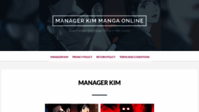 What Themanagerkim.com website looked like in 2022 (2 years ago)