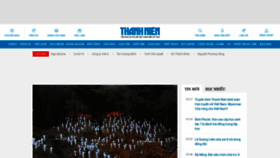What Thanhnien.vn website looked like in 2022 (1 year ago)