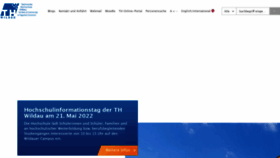 What Th-wildau.de website looked like in 2022 (3 years ago)