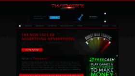What Twickerz.com website looked like in 2022 (1 year ago)
