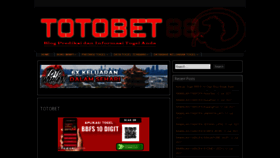 What Totobet88.com website looked like in 2022 (1 year ago)