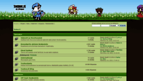 What Touhou.fi website looked like in 2022 (1 year ago)