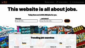 What Thebigjobsite.com website looked like in 2022 (1 year ago)