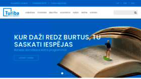 What Turiba.lv website looked like in 2022 (1 year ago)