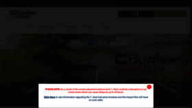What Thecourierguy.co.za website looked like in 2022 (1 year ago)